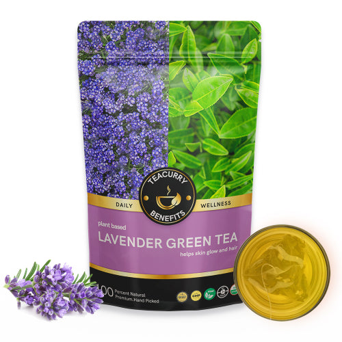 Teacurry Lavender Green Tea Pouch