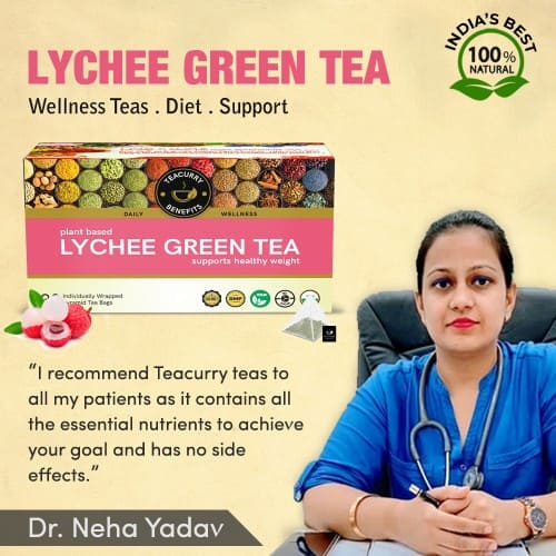 Teacurry Lychee Green Tea - recommended by doctors