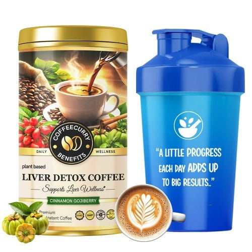  Coffeecurry Liver Detox Coffee with Shaker 