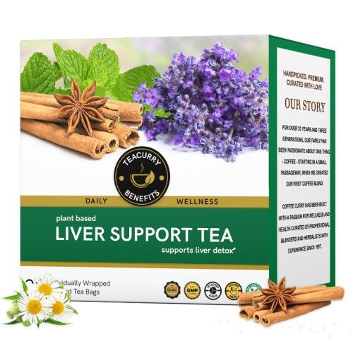 Teacurry Liver Support Tea 3D Box