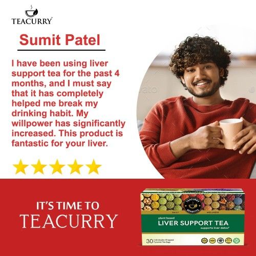 Teacurry Liver Support Tea Testimonial Image