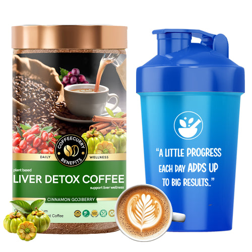Teacurry Liver Detox Coffee with Shaker