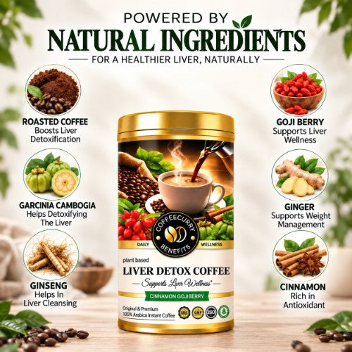 Ingredients of Coffeecurry Liver Detox Coffee