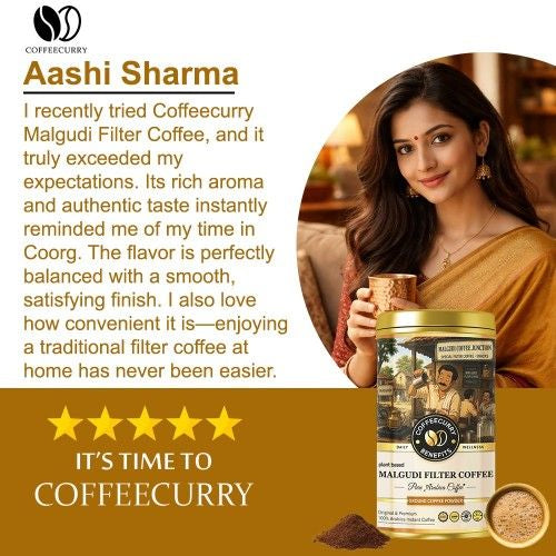 Coffeecurry Malgudi Filter Coffee Can Testimonial 