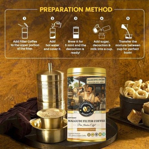 Coffeecurry Malgudi Filter Coffee Can Preparation Method 