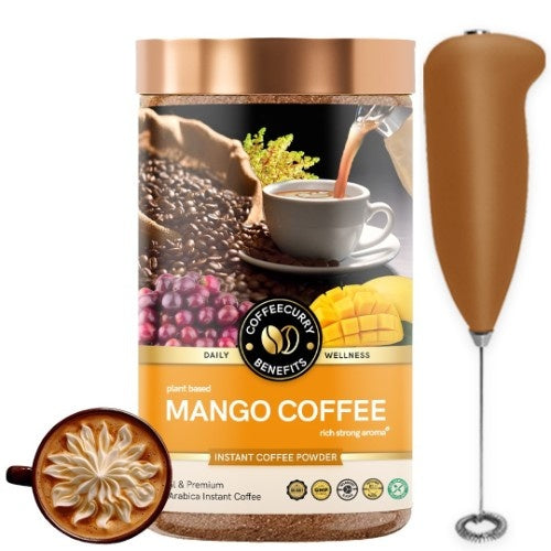 Coffeecurry Mango Coffee with Frother