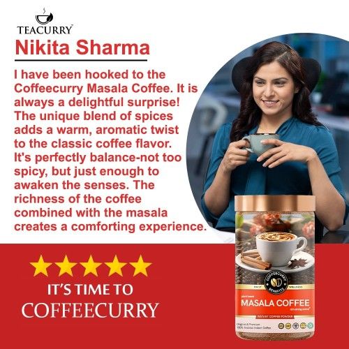Coffeecurry Masala Coffee Testimonial Image