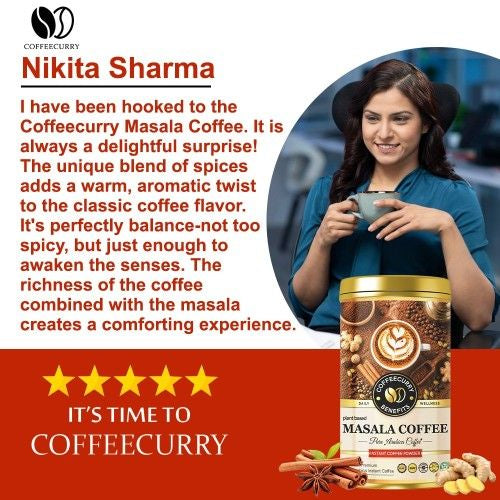 Coffeecurry Masala Coffee Testimonial Image