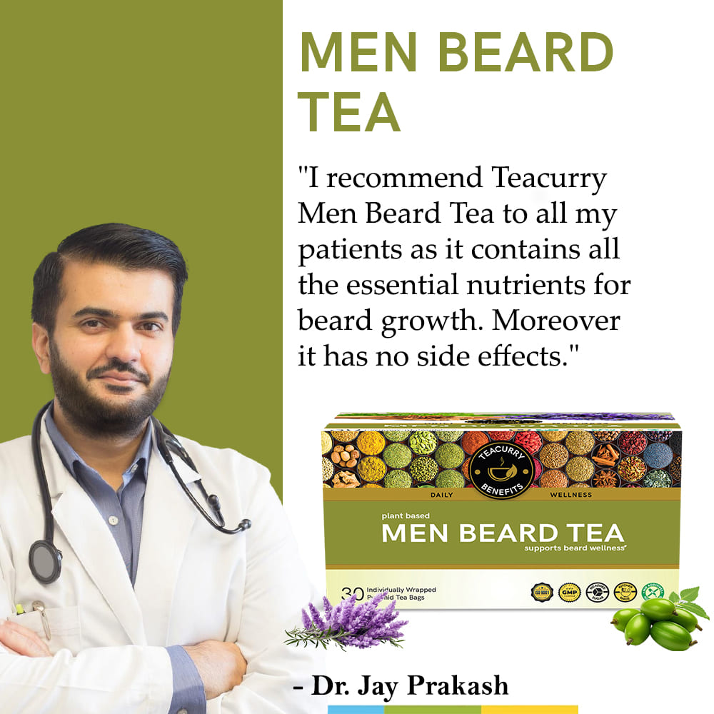 Teacurry Men Beard Tea Doctor Recommends