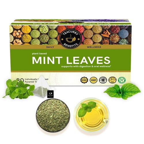 Teacurry Mint Leaves Tea Tea box