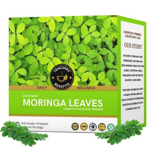 Teacurry Moringa Tea 3D Box