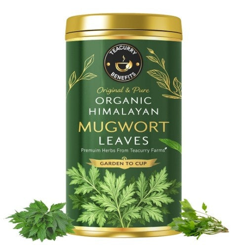 Organic Himalayan Mugwort Leaves - Promotes Digestive Health & Alleviates Stress