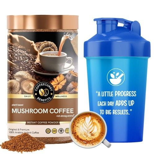Coffeecurry Mushroom Coffee with Shaker
