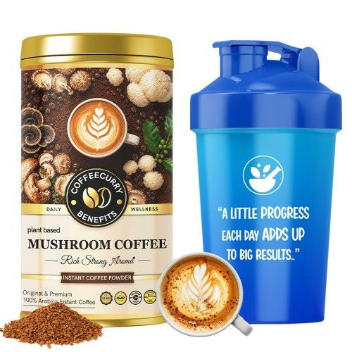 Coffeecurry Mushroom Coffee Can with Shaker 