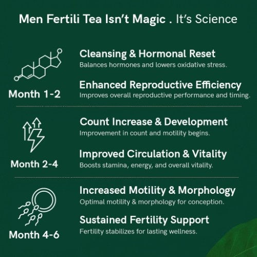 Teacurry Men Fertility Tea Visible Results