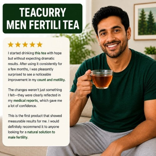 Male testimonial Honest Review of Teacurry Men Fertility Tea