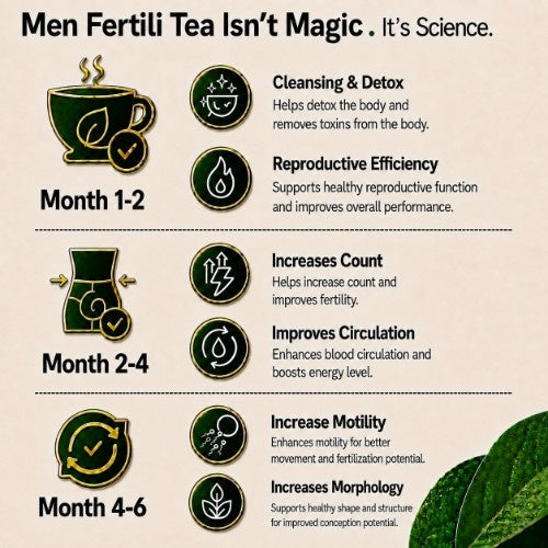 Men Fertili Tea Isn't Magic it's Science 
