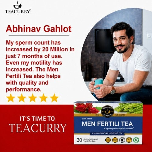 Honest Review of Abhinav Gahlot for Teacurry Men Fertility Tea