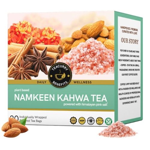 Teacurry Namkeen Kahwa Tea 3D Box