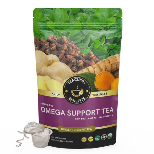 lose pouch with infuser of omega 3 vitamins tea