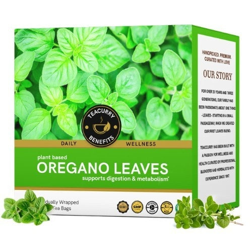 Teacurry Oregano Tea 3D Box