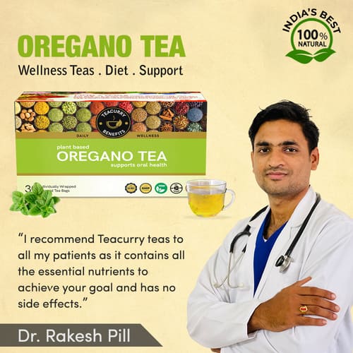 Teacurry Oregano Tea - recommended by doctors