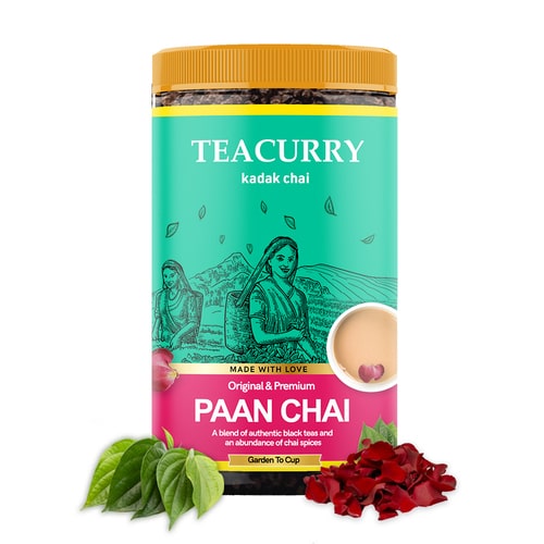 Teacurry Paan Chai  - betel tea - betel leaf tea - paan flavored tea