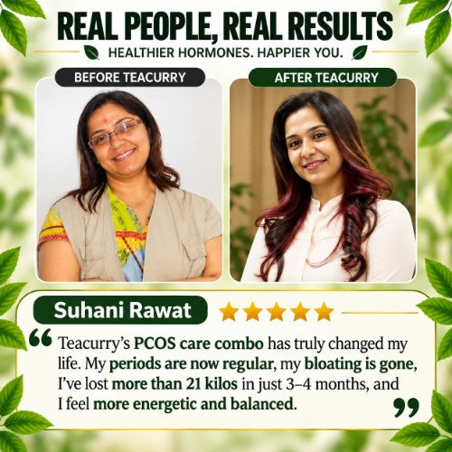 Honest Review of Suhai Rawat for Teacurry PCOS PCOD Slimming Tea for Women