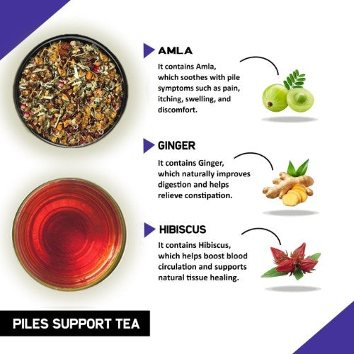 Teacurry Piles Support Tea Ingredients