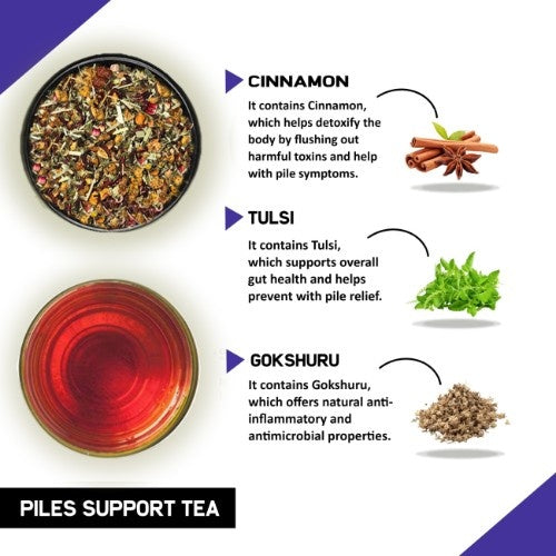 Teacurry Piles Support Tea Ingredients