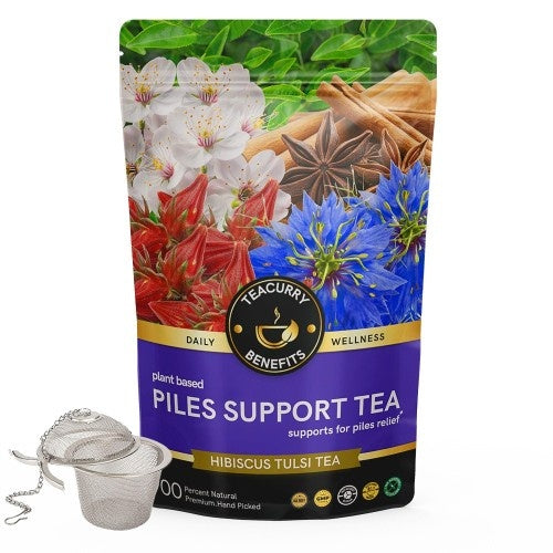 Teacurry Piles Support Tea Pouch with Infuser