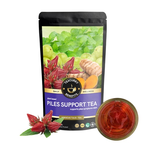 Teacurry Piles Support Tea - 100 grams loose 