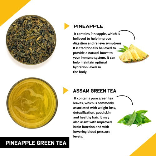 Teacurry pineapple green tea ingredient image
