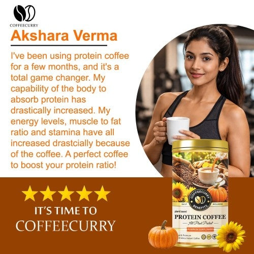 Testimonial Review of Coffeecurry Protein Coffee