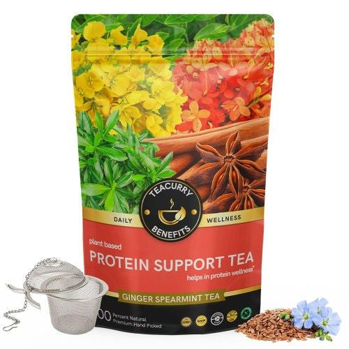 Teacurry Protein Support Tea Pouch with Infuser