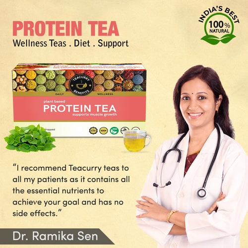 Teacurry Plant Based Protein Tea  - recommended by Doctors 