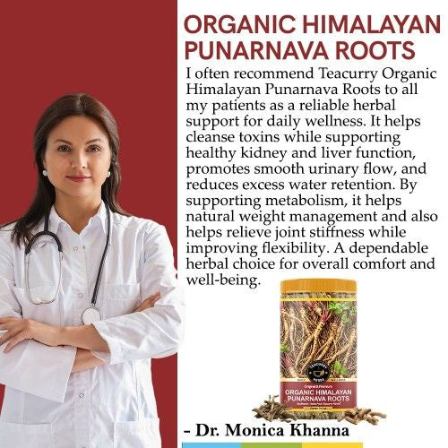 Teacurry Organic Himalayan Punarnava Roots Doctor Recommends 
