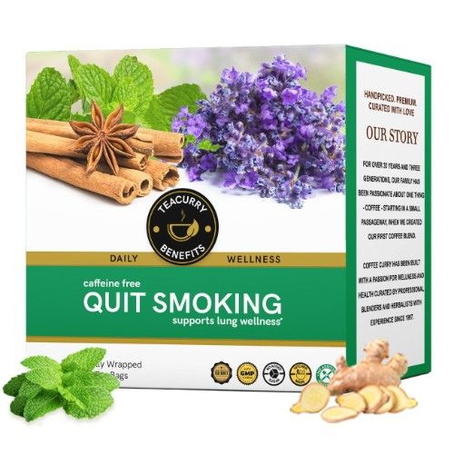 Teacurry Quit Smoking Tea 3D Box