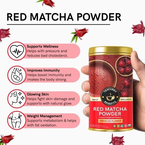 Teacurry Red Matcha Powder Benefits