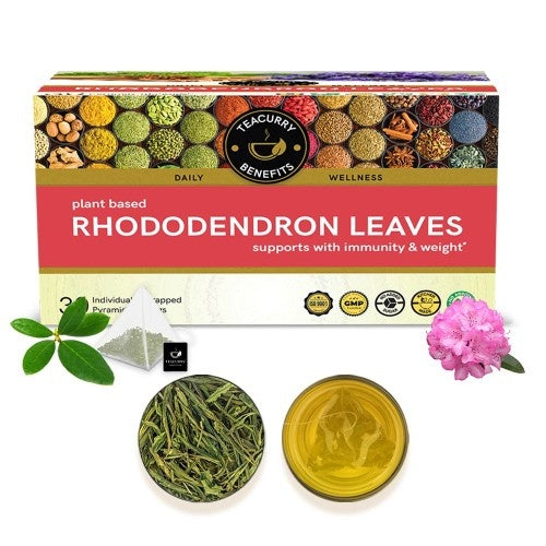 Rhododendron Leaves Tea Box