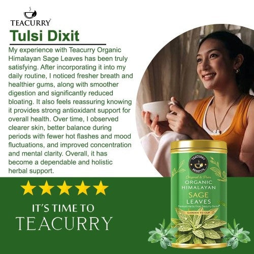 Testimonial Review Teacurry Organic Himalayan Sage Leaves 