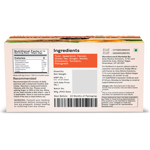 Teacurry She Balance Tea Back Image