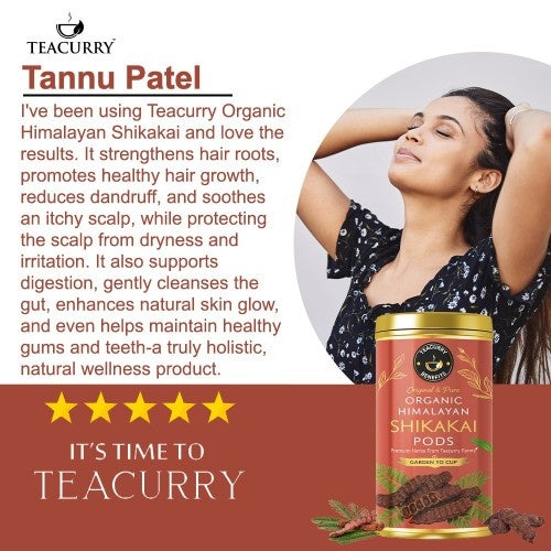 Organic HimalayanShikakai Pods (Acacia Concinna Fruit) - Helps In Hair Loss, Flaky Scalp & Irregular Bowel Movements