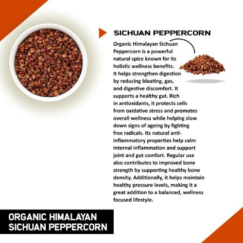 Organic Himalayan Sichuan Peppercorn Ingredients 