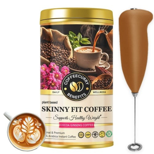 Coffeecuryy Skinny Fit Coffee with Frother 