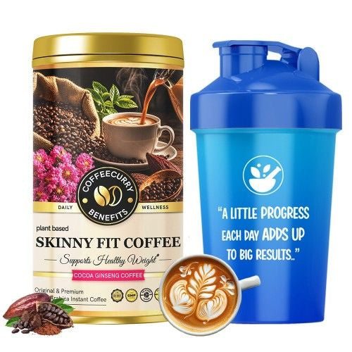 Coffeecurry Skinny Fit Coffee with Shaker 