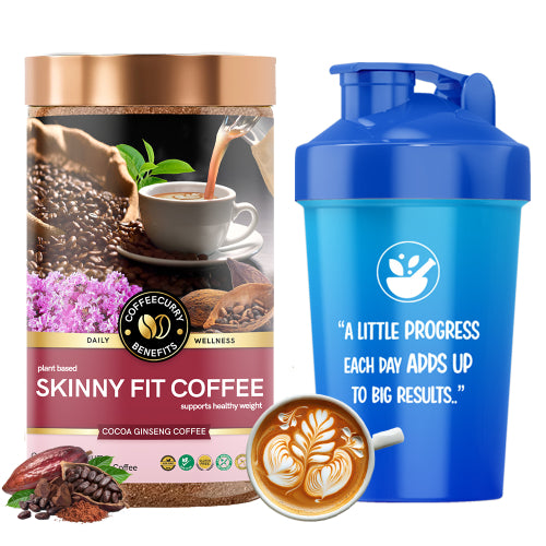 Teacurry Skinny Fit Coffee with Shaker