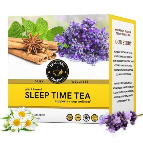 Teacurry Sleep Time Tea 3D Box
