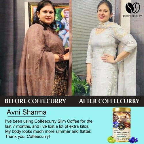 Coffeecurry Slimming Coffee Before and After 