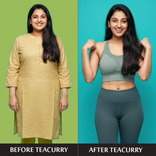 Teacurry Slimming Tea Before and After